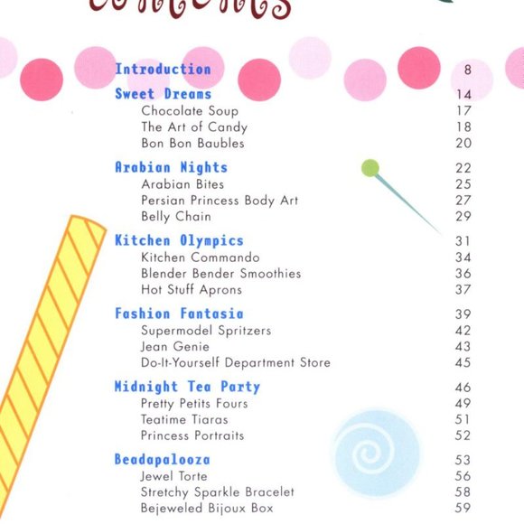 Crafty Girl SLUMBER PARTIES Things to Make & Do Book - Picture 5 of 6